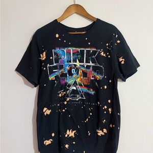 Pink Floyd Acid Washed Graphic T-Shirt - Black
